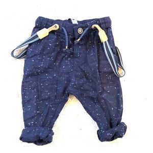 H&M pants with removable suspenders